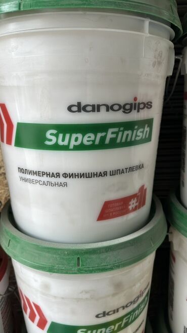 шпатель строительный: Полимерная финишная шпаклёвка Danogips SuperFinish в белом ведре