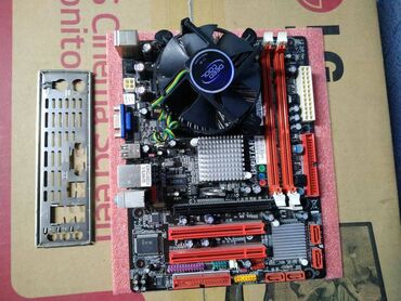 Материнские платы: Материнская плата, Б/у, Biostar, LGA775, ATX