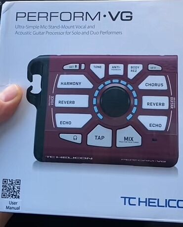 Тарелки: TC Helicon Perform-VG – Vokal və akustik gitara üçün prosessor -