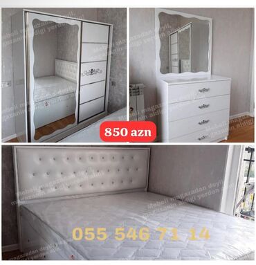 Çarpayılar: İkinəfərlik çarpayı, Dolab, Termo, 2 tumba, Yeni