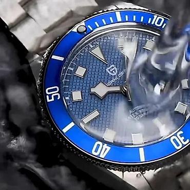 Ručni satovi: PAGANI DESIGN PD-1671 - 42mm - Plava - Tudor BB58 Homage Potpuno nov — 2