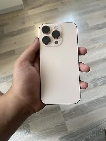 alfon 16: IPhone 16 Pro, 128 GB, Desert Titanium, Face ID, Barmaq izi, Simsiz şarj — 1