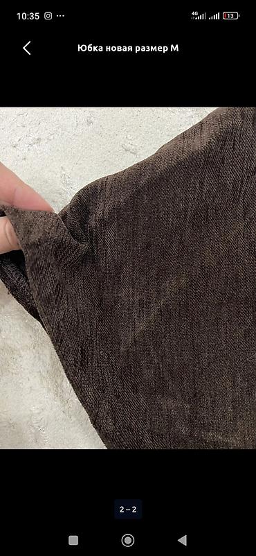 бархат: Юбка, Макси, Бархат, По талии — 2