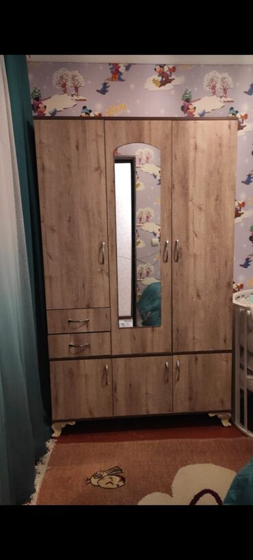 Dolablar: Yeni, Açılan, 3 qapılı Düz dolab, Qarderob, paltar dolabı, Azərbaycan — 4