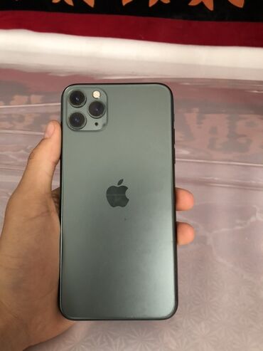 айфон 14 про цена бишкек бу: IPhone 11 Pro Max, Колдонулган, 64 ГБ, Matte Midnight Green, Каптама, 80 %