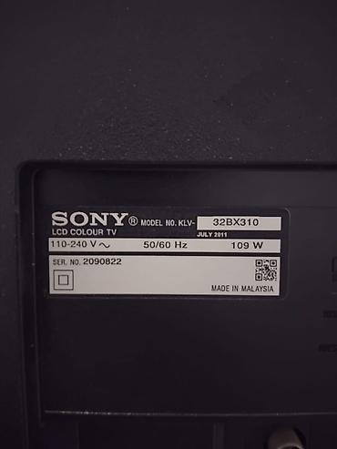 54 ekran tv: Sony Bravia LCD Televizor – Model KLV-32BX310 - Ekran diaqonalı: 32 — 1