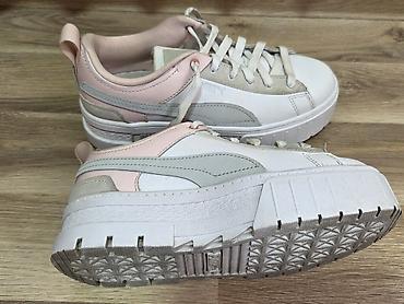 женская обувь б: Кроссовки PUMA Mayze женские на платформе Размер 37 EU, подойдёт для — 1
