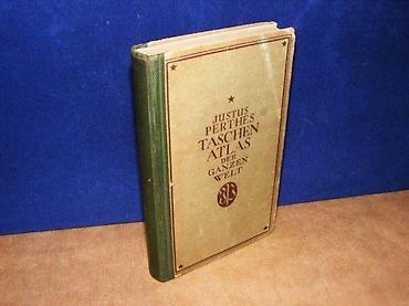 istoriski atlas: Taschenatlas der ganzen Welt, 45 Karten in Kupferstich Justus Perthes — 1