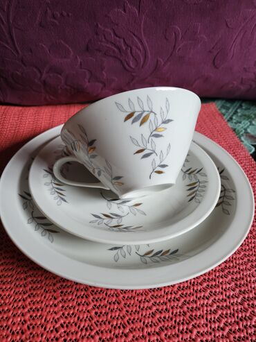 Kuhinjski setovi: Set za dorucak iz 50,60ih.god.Lichte Nemacka. Set ocuvan,nigde — 2