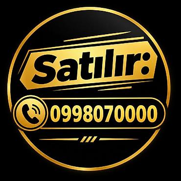 Qızılı-qara temalı “Satılır” dizaynı – reklam və elanlar üçün nəzərdə