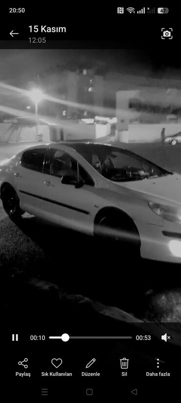 Peugeot: Peugeot 407 sedan Xarici görünüş: - Ağ rəngli kuzov dam qara, 4 qapı — 5