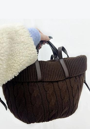 obi velika plana: Poléne merino torba dostupna u coko braon boji — 3