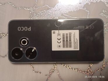 телефон гугул: Poco M6, Колдонулган, 256 ГБ, түсү - Кара, 2 SIM