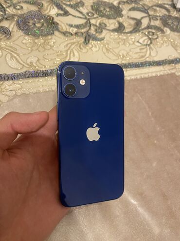 Apple iPhone: IPhone 12 mini, 64 GB, Mavi, Zəmanət, Barmaq izi