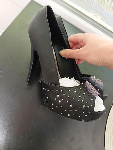 shoes: Elegantne ženske salonke Massin na visoku štiklu, otvorenih prstiju — 7