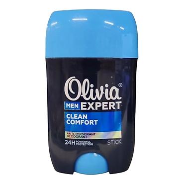 delay spray: Дезодорант-антиперспирант в стике Olivia Men Expert Clean Comfort. - — 1