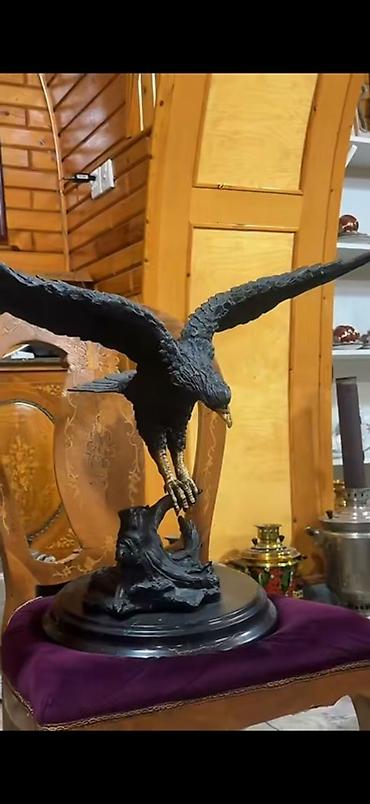 statuetka heykel: Fiqur, Metal, rəng - Qara — 3