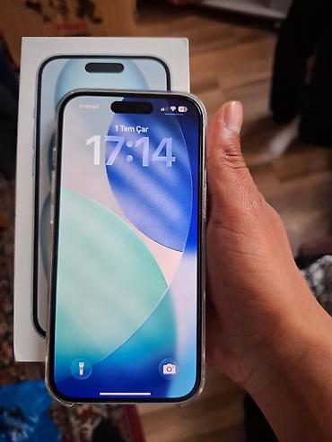 15 pro max dubay: IPhone 15, 256 GB, Mavi, Face ID — 3