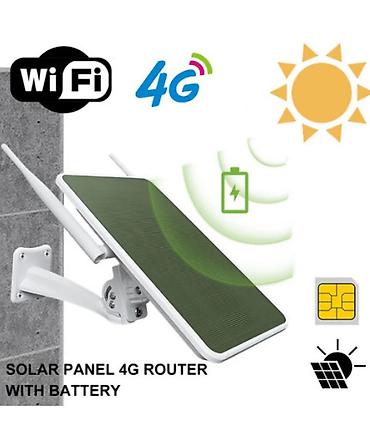 plug: Роутер на солнечной панели 4G (6W-A41 4G) Компактный уличный Wi‑Fi — 1