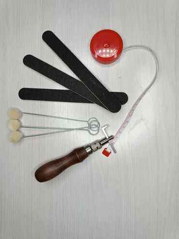 Курсы шитья: Набор по работе с кожей. пробойники, кромкорезы, стикер, ножницы — 48