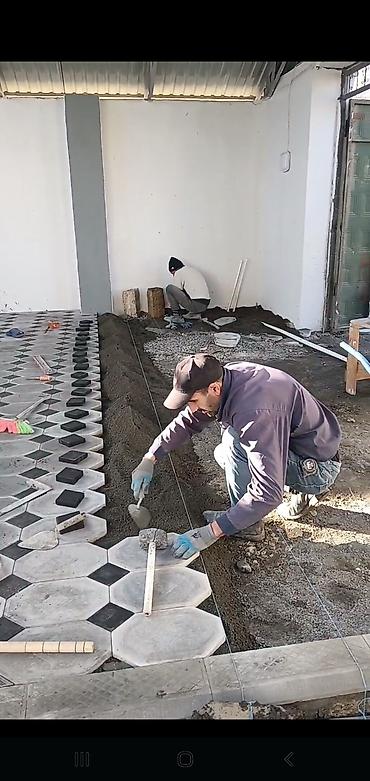 Tikinti işləri: Xidmət: Həyətyanı sahələrdə tam təmir və döşəmə işləri Təklif — 18