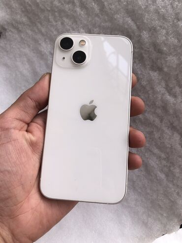 super telefon zəngi: IPhone 13, 128 GB, Ağ, Zəmanət, Face ID, Sənədlərlə