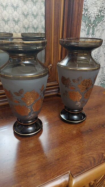 вазы из богемского стекла: Набор ваз at lalafo.az вазы из богемского стекла: Набор ваз