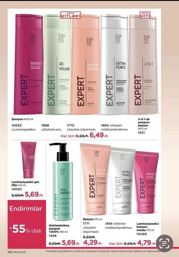 Kosmetika dəstləri: Kosmetik dəst, Faberlic, >10 məhsul, Yeni, Ünvandan götürmə, Pulsuz çatdırılma, Ödənişli çatdırılma — 35