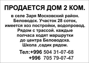 Продажа домов: Времянка, 50 м², 2 комнаты, Собственник, Старый ремонт