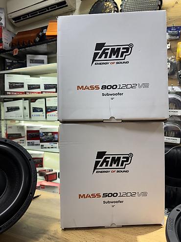 катушки: Сабвуферы AMP Energy of Sound — серия MASS, 12" Варианты: - MASS 500 — 9
