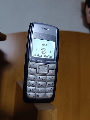 nokia 1200: Nokia 1, Б/у, цвет - Серебристый — 1