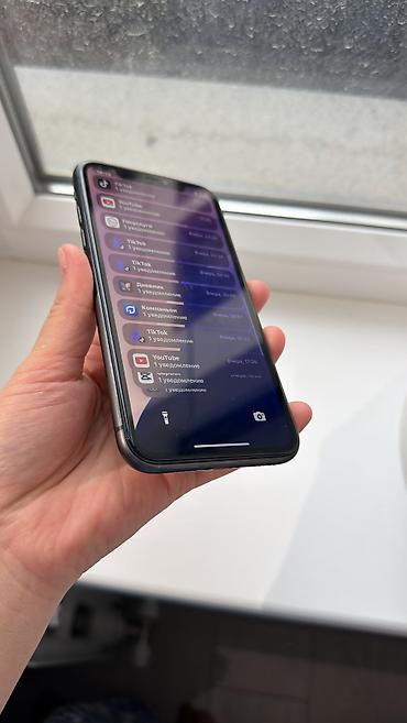 12 pro: IPhone 11, Б/у, 128 ГБ, Черный, Зарядное устройство, Чехол, Коробка, В рассрочку, 78 % — 2