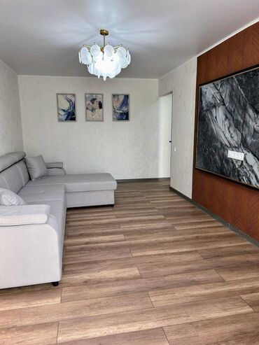 квартира чокморова: 2 бөлмө, 43 кв. м, 104-серия, 4 кабат, Евроремонт