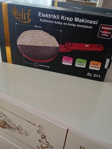 tefal optigrill baku: Elif Elektrikli Krep Maşını – EL 511 - Diametr: 200 mm - Güc: 650 W