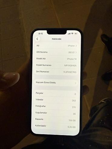 Apple iPhone: IPhone 14, Mavi — 8