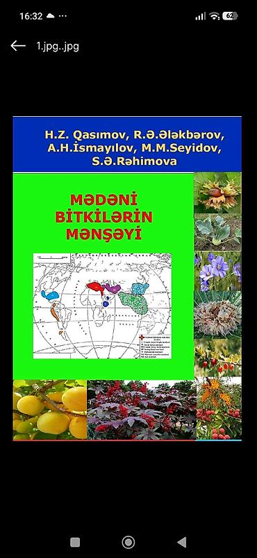 isma urban: Məhsul: “Mədəni Bitkilərin Mənşəyi” kitabı Müəlliflər: H.Z. Qasımov — 1