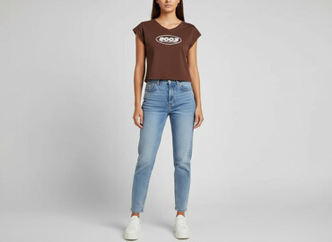 koszulka w dinozaury: H&M Divided, Top damski, rozmiar S