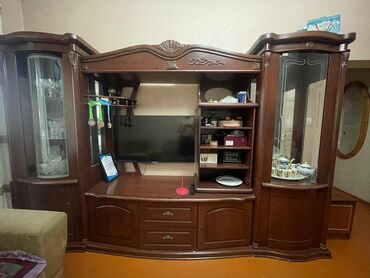 шкафы для одежды цена: Шифоньер, Колдонулган, Түз, түсү - Күрөң, Жыгач