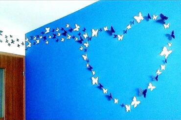 Digər ev dekoru: Əlamətdar günlərinizə gözəlliklər qatın. Kəpənəklər dekoru - qapı — 15