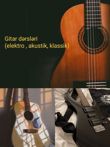 tibb kurslari sumqayitda: Gitar dərsləri( 0-dan gitar öyrənmək istəyənlər üçün, Flamenco, Finger