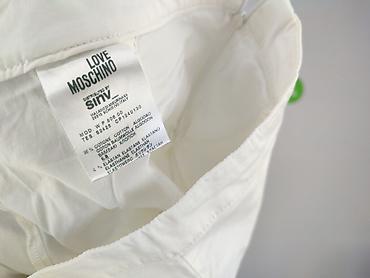 bialym: Love Moschino, Spodnie materiałowe damskie, rozmiar M — 5