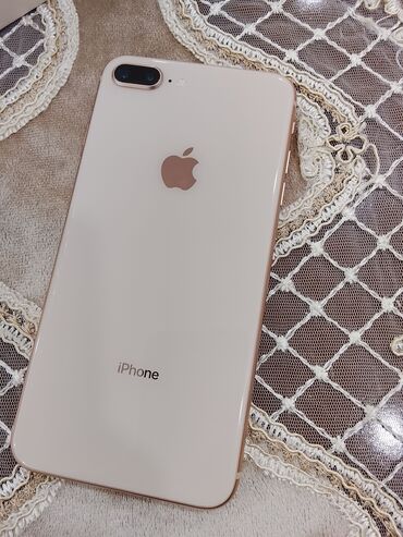 Apple iPhone: IPhone 8 Plus, 64 GB, Qızılı, Simsiz şarj — 8