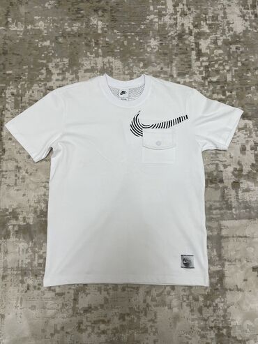 корейский день и ночь капсулы: Мужская футболка, L (EU 40), Nike, Новый, цвет - Белый