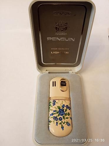 Penguin “High Quality Lighter” Kolleksionerlər üçün vintaj alışqan