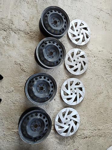 185 65 14 type 1: İşlənmiş Disk təkər Toyota R 15, 4 Boltlu — 1