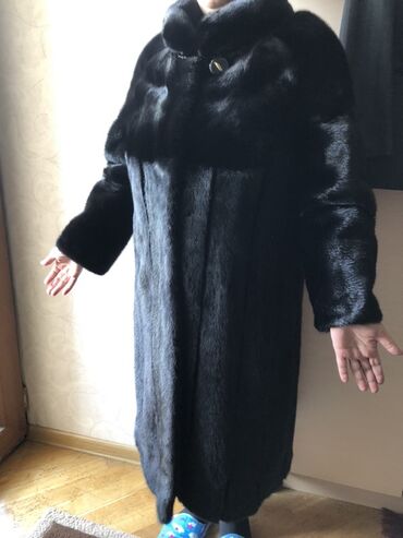 Ev geyimləri, pijamalar: Kürk, XL (EU 42), 2XL (EU 44), rəng - Qara