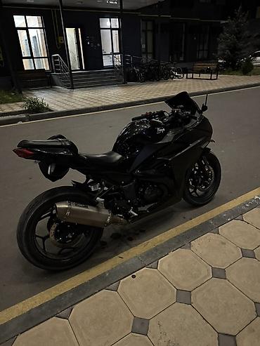 Транспорт: Мотоцикл спорт-класса Kawasaki Ninja (черный) Срочно продаю мотоцикл — 1
