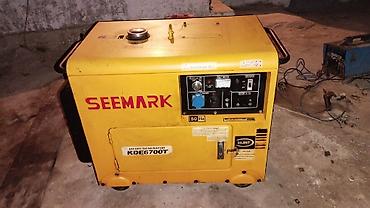 generator icarəsi: SEEMARK KDE6700T dizel generator - Yanacaq növü: Dizel - Tezlik: 50 — 2