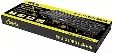 Ritmix RKB-310BTH Black Bluetooth Keyboard Ritmix RKB-310BTH Black — 1