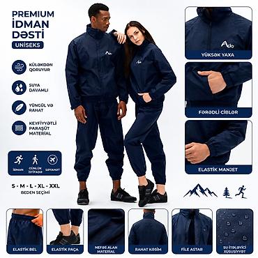 İdman dəsti, 2XL, rəng - Göy